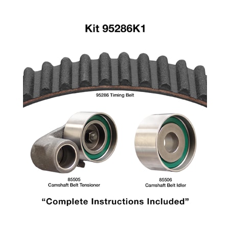 Dayco 97-04 Acura/Honda 3.0/3.2/3.5L Timing Belt Kit, 95286K1 95286K1
